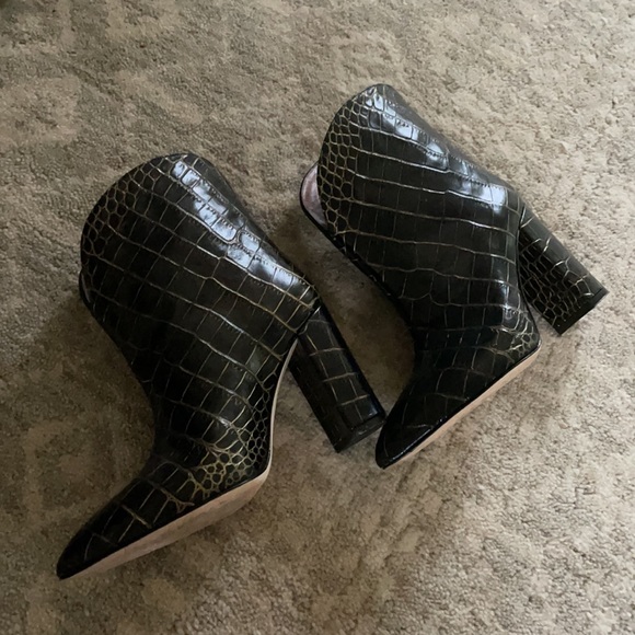 Paris Texas croc ankle boots - Picture 2 of 3